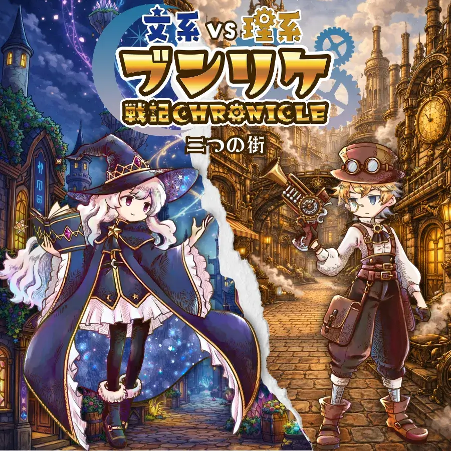 ブンリケ戦記クロニクル_二つの街