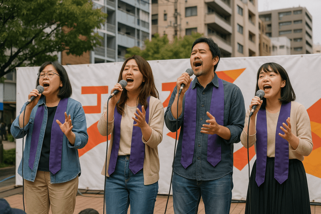 町内会イベントでの音響イメージ_茨木市