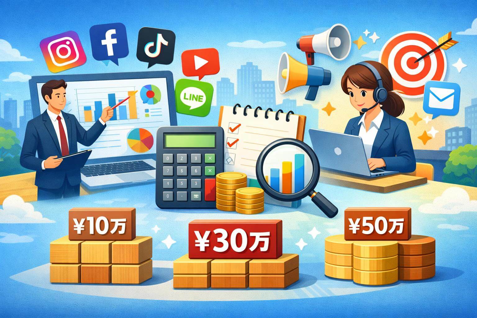 SNS運用代行の費用相場はいくら？料金の内訳と会社選びのポイントを解説